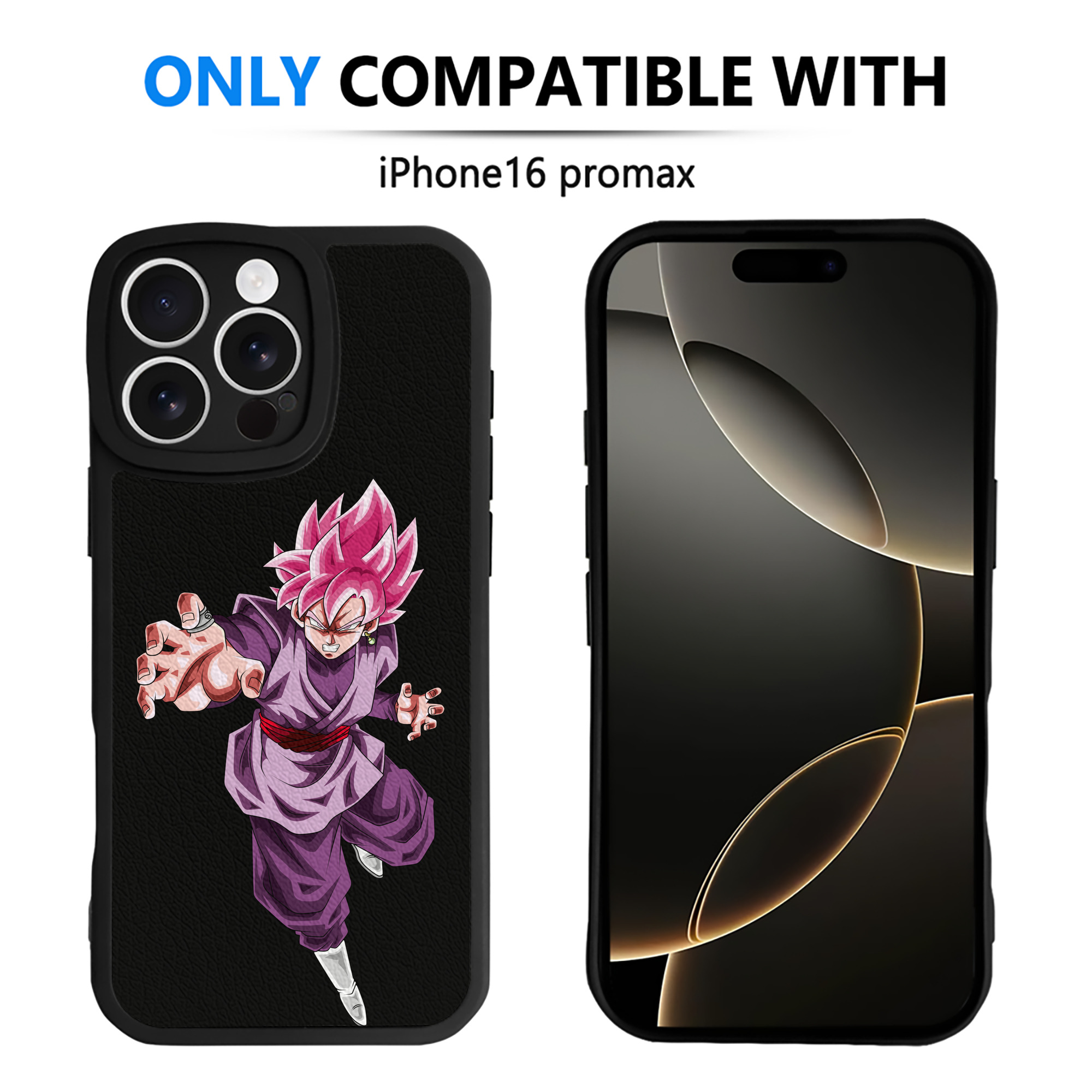 （画像用） ドラゴンボール ベジット DRAGON BALL Vegetto 【iPhone 16シリーズ対応】シリコンスマホケース（レザー調） 材質：シリコン